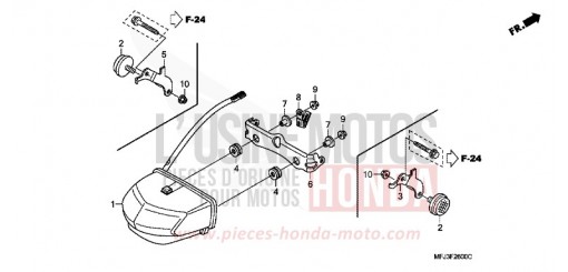 FEU ARRIERE CBR600RR8 de 2008